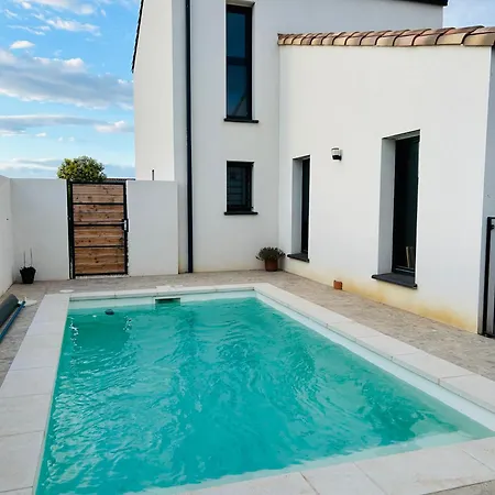 De Avec Piscine بيت للعطل Nissan-lez-Enserune